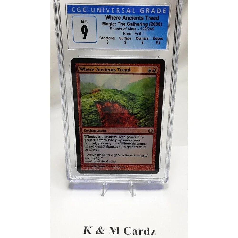 MTG - Shards of Alara - Where Ancients Tread - Foil - Graded - CGC 9.0